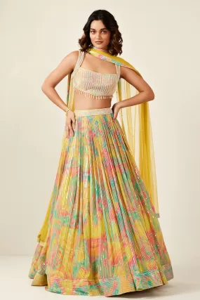 30Z289-RO Green Color lehenga Set