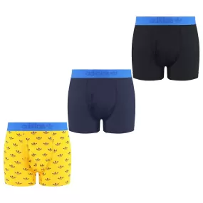 Adidas 3-Pack Comfort Flex Mens Multicoloured Cotton Trunks