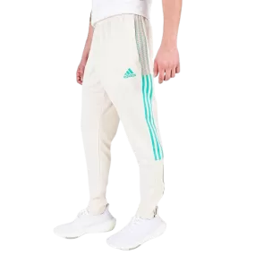 Adidas Men's Tiro Reflective Track Pants - Beige / Cyan