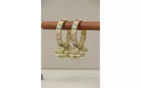 Ayla Stone and Beadwork Bangles