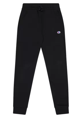 CHAMPION JUNIOR FRENCH TERRY SCRIPT PANT <br> KW4PN BLK