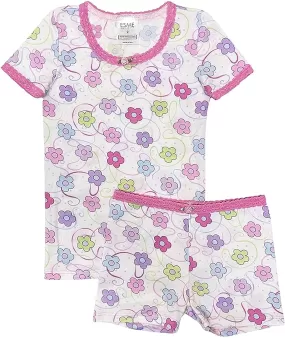 Esme Girls Bloom Short Sleeve Top/Boxers