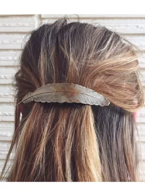 Feather Barrette