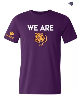 HS - We Are Wilson (Tigers) High School T-Shirt - Purple