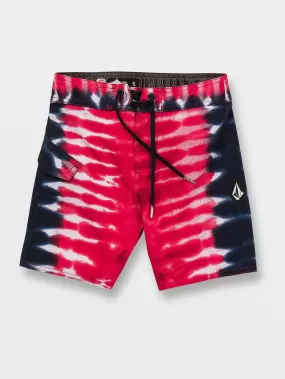 Little Boys Quatro De Julio Trunks - Red