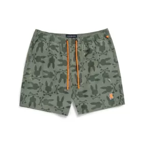 MALTA SWIM TRUNKS (GREEN) - PSYCHO BUNNY