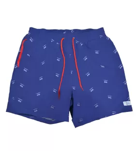 Medieval with White Golf Carts Swim Trunks