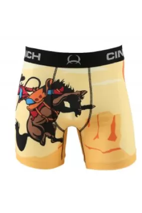 MEN'S Cinch BUCKING BRONC PRINT 6 BOXER BRIEF