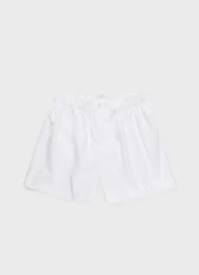 Men's Sea Island Cotton Boxer Short in White