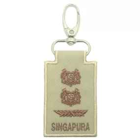 MINI SAF RANK KEYCHAIN - SLTC (KHAKI)