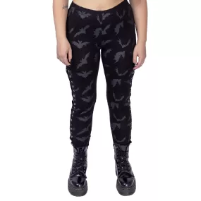 ODILE LEGGINGS - BLACK/GREY