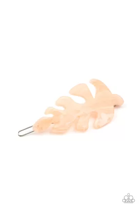 Paparazzi Accessories - LEAF Your Mark #HB24 Bin 1 - Pink Hair Accessories