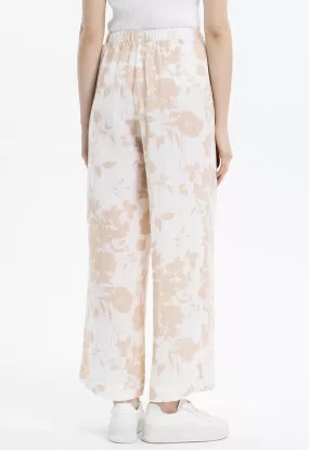 Printed Wide Leg Culottes