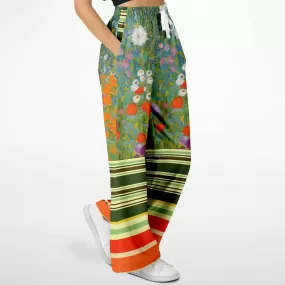 Secret Garden Floral Eco-Poly Stretchy Phat Bellbottoms