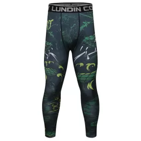 Snake 'Jungle Viper' Compression Leggings Spats