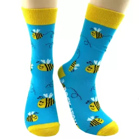 THESE SOCKS BEE-LONG ON YOUR FEET