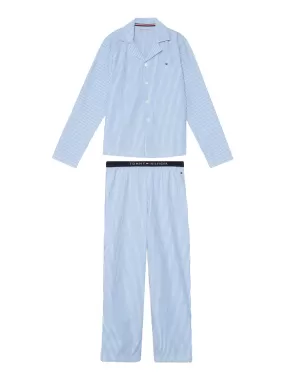 Tommy Hilfiger Boys Ithaca Stripe Shirt & Bottom PJ/ Pyjama Set