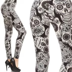 Wicked Soft Skull Crusher OS Leggings