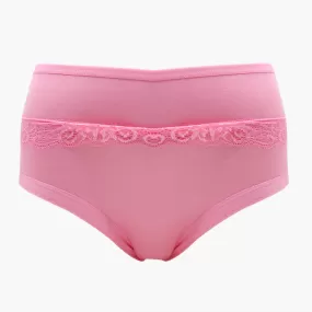 Women's Fancy Panty - Dark Pink